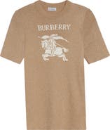 Burberry Sheila EKD Logo Wool Blend Rib T-Shirt
