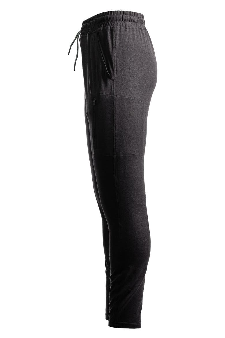 Soft Jersey Joggers, Alternate, color, HEATHER CHARCOAL