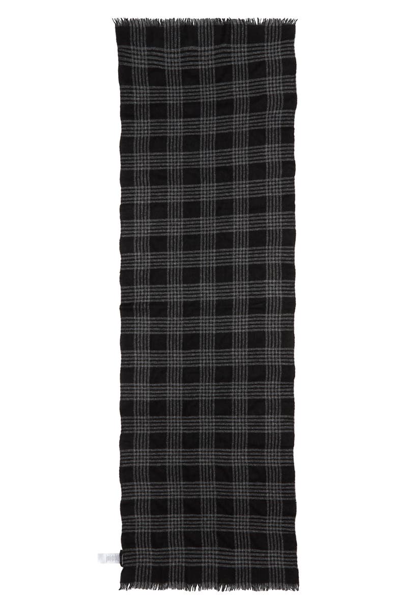 Vince Plaid Cashmere Scarf, Alternate, color, 