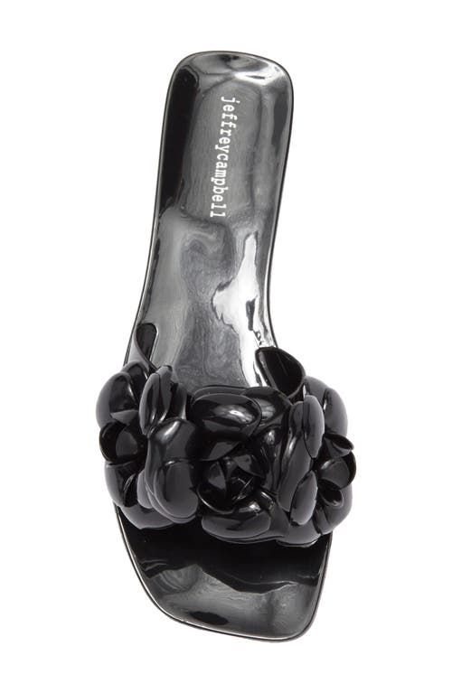 Jeffrey Campbell Floralee Slide Sandal In Black