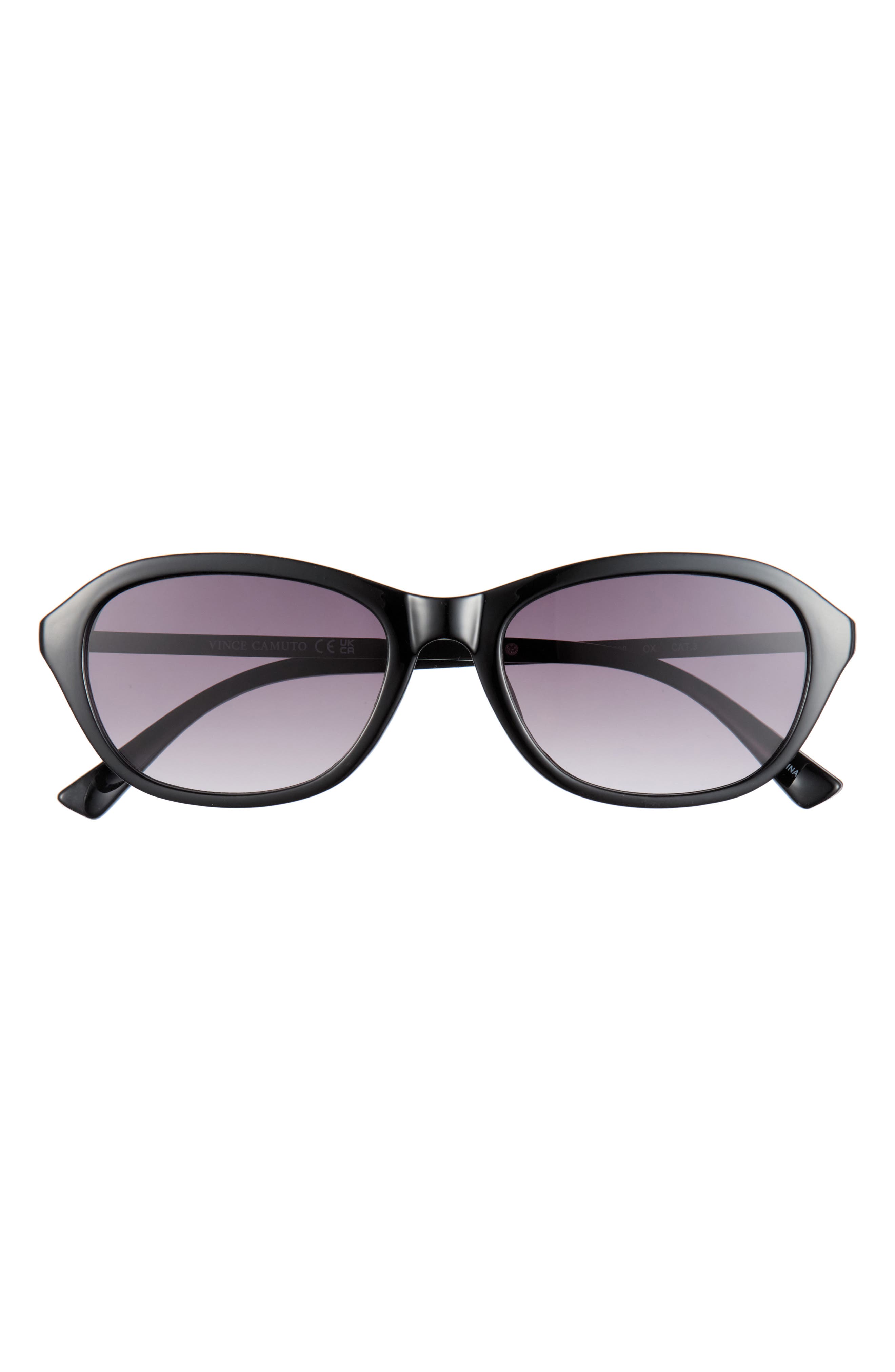 55mm Gradient Oval Sunglasses