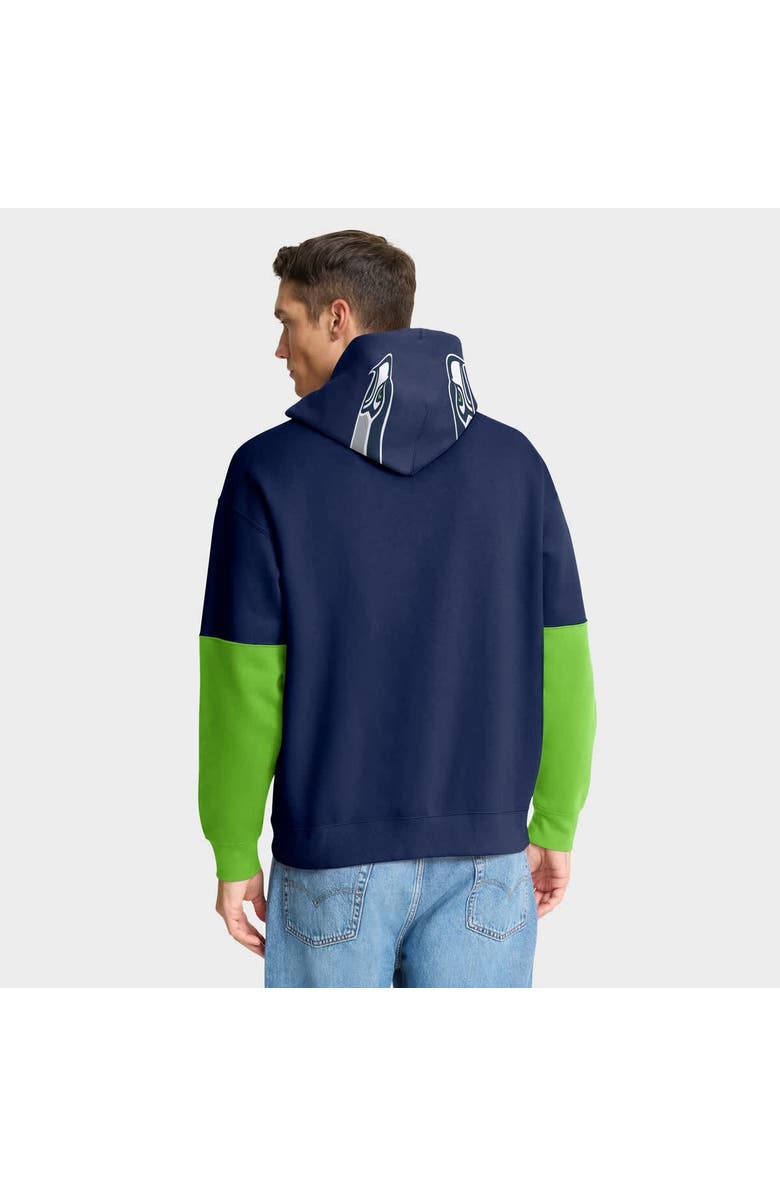 FANATICS Men's Fanatics College Navy Seattle Seahawks Helmet Pullover Hoodie, Alternate, color, College Navy