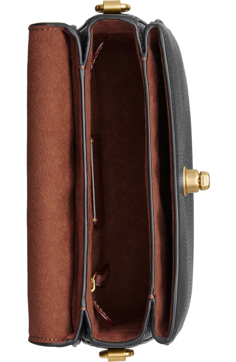 COACH Cassi 19 Polished Pebble Leather Crossbody Bag, Alternate, color,