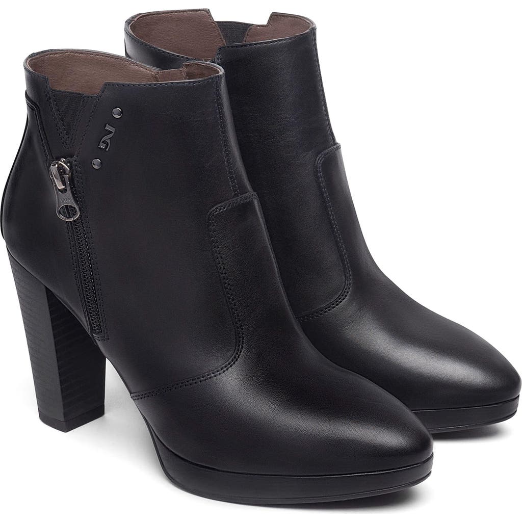Nerogiardini Platform Bootie In Black