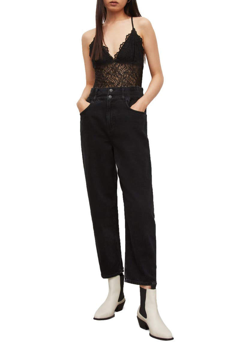 Erity Lace Bodysuit, Alternate, color, BLACK