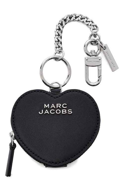 Marc Jacobs The Heart Pouch Bag Charm In Black