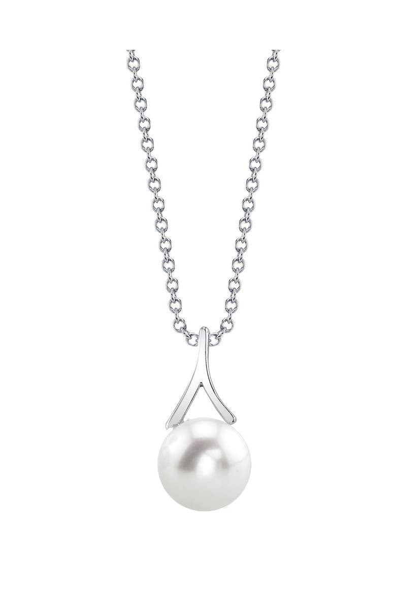 Freshwater Pearl Lindsey Pendant, Main, color, White Gold