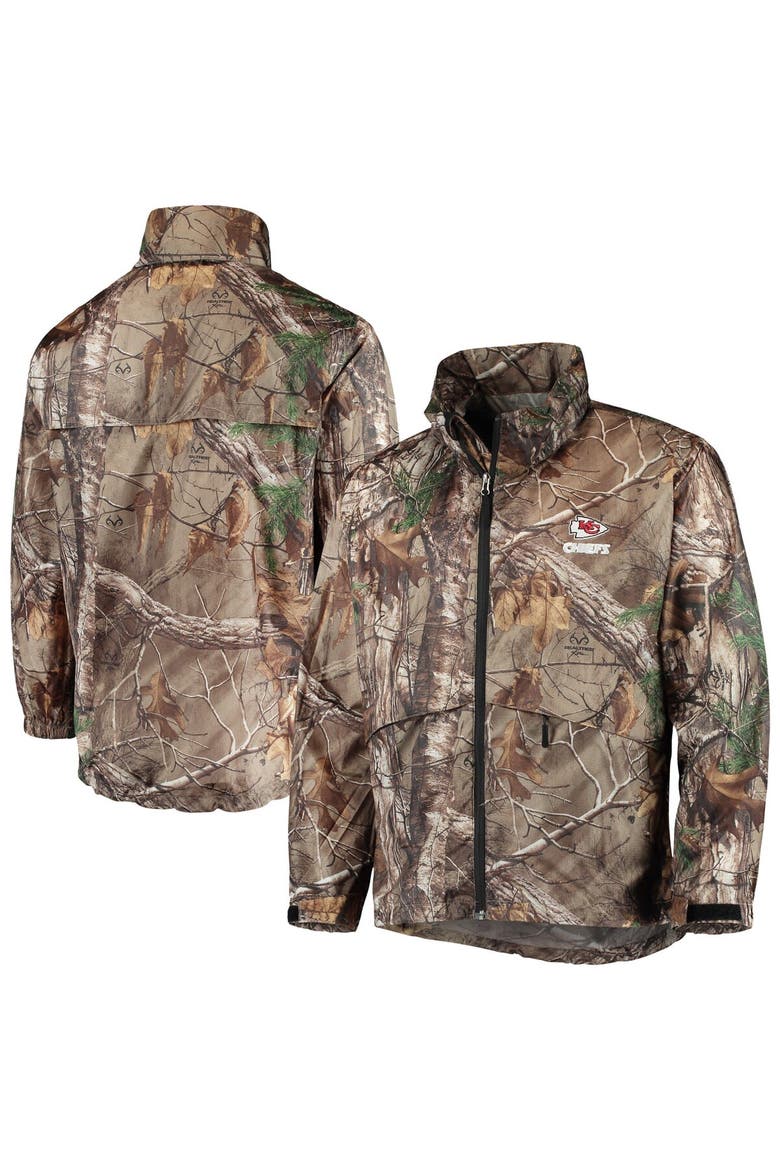Men's Dunbrooke Realtree Camo Kansas City Chiefs Circle Sportsman Waterproof Packable Full-Zip Jacket, Main, color, Realtree Camo