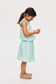 H&M Crinkled chiffon skirt