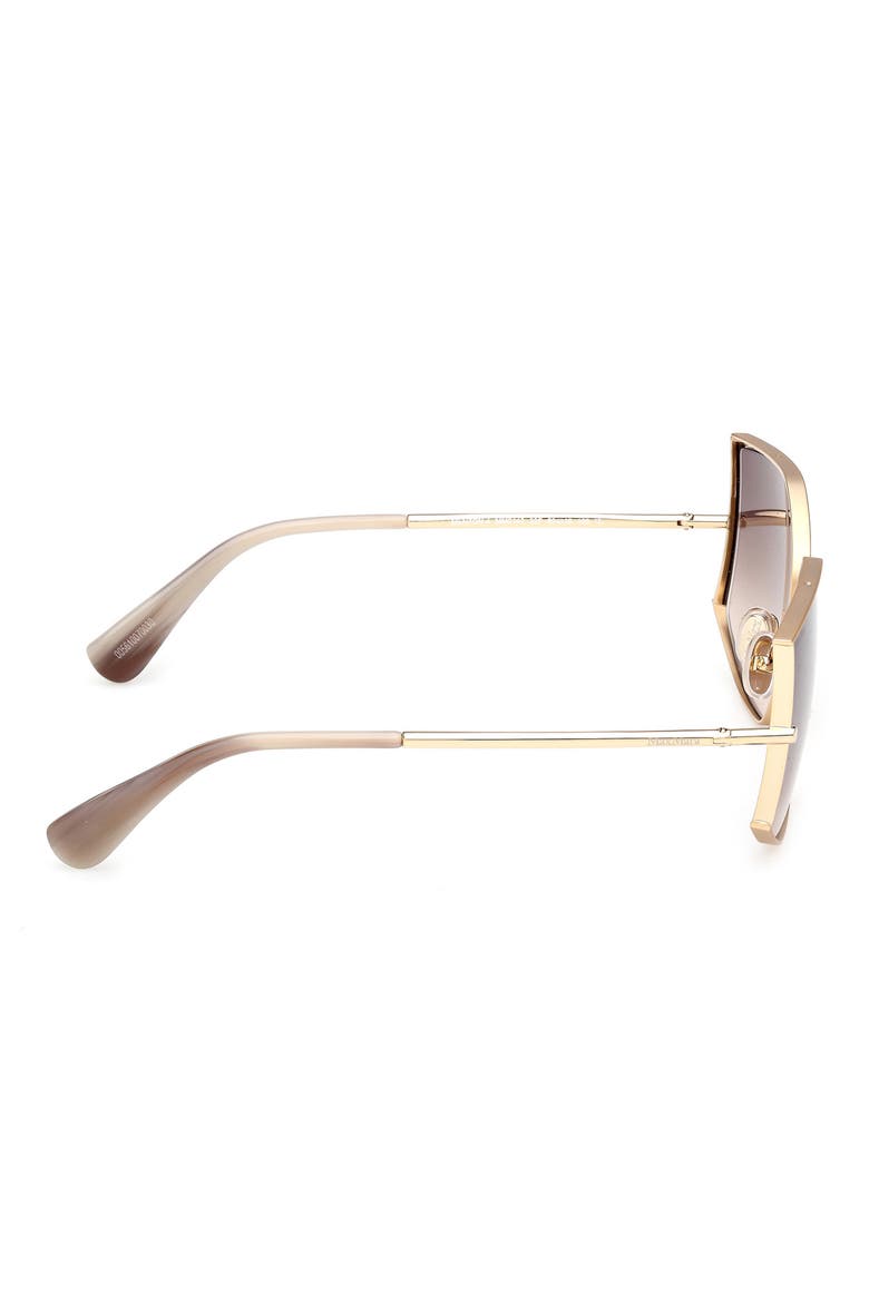 Menton 59mm Cat Eye Sunglasses, Alternate, color, PALE GOLD/ FEATHER GREY/ BROWN