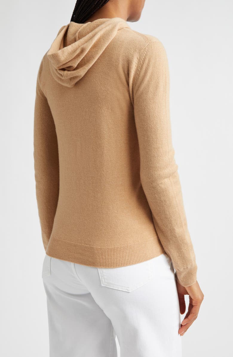 Eleventy Cashmere Zip Hoodie, Alternate, color, 04 Camel