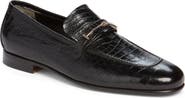 TOM FORD Gigi Double T Bit Alligator Embossed Loafer