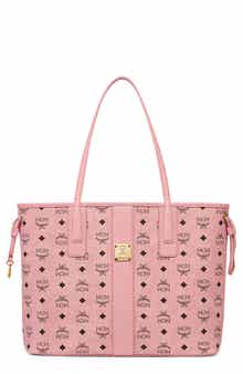 MCM Medium Liz Visetos Coated Canvas Shopper