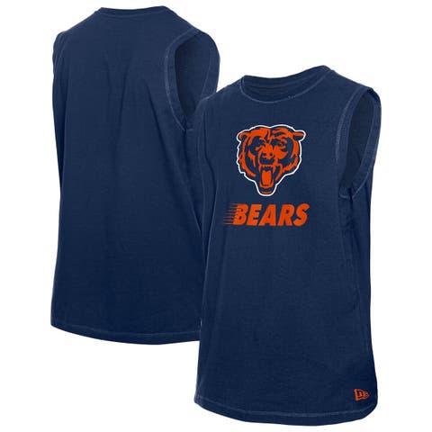 Men's New Era  Navy Chicago Bears Leisure Collection Tank Top