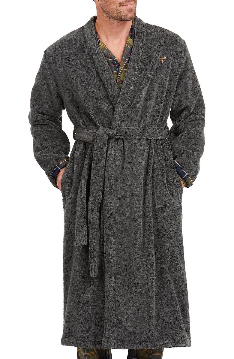 Barbour Lachlan Cotton Robe, Main, color, 