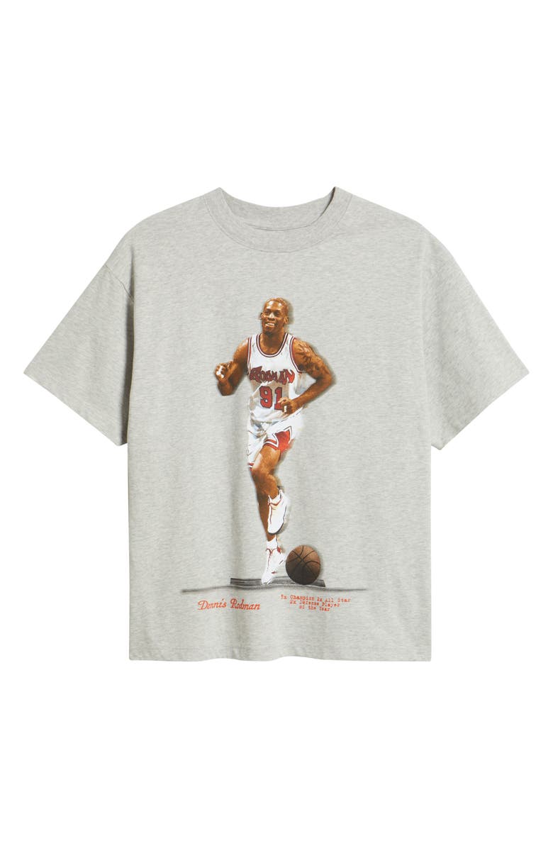 ID Supply Co Rodman Never Lost Hope Graphic T-Shirt, Alternate, color, Heather Grey