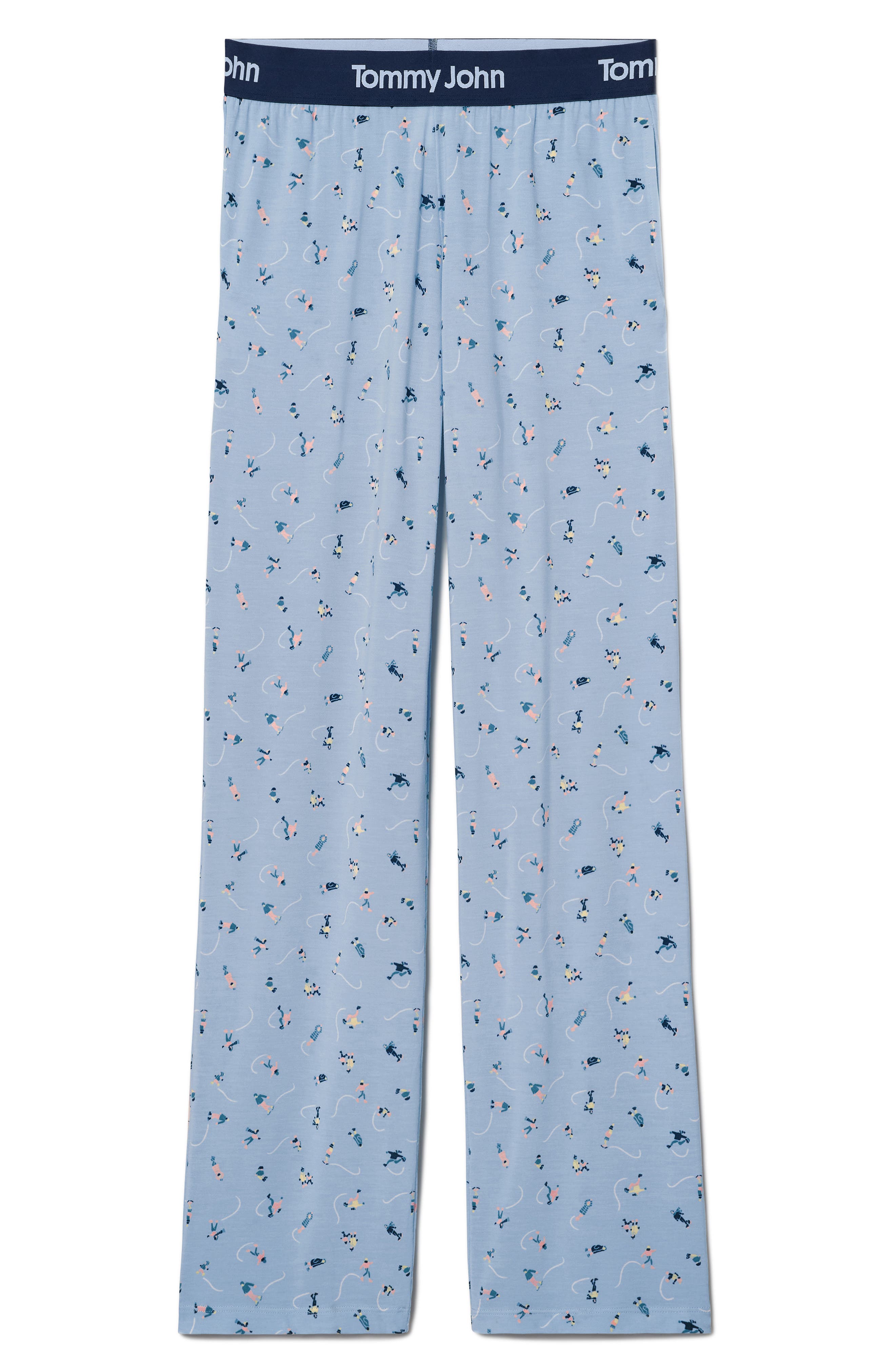 Tommy John Second Skin Pajama Pants in Cashmere Blue Ice Skater 