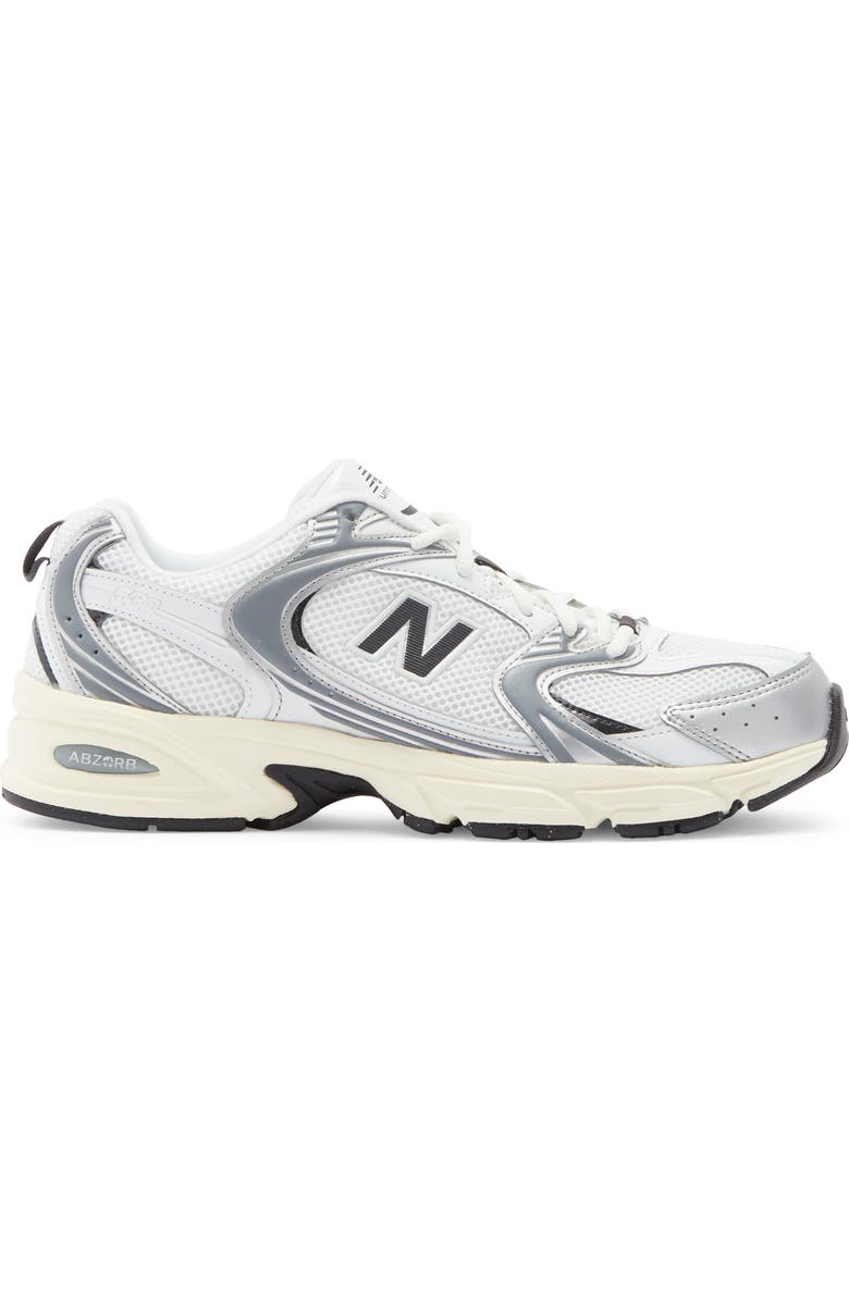New Balance 530 Running Shoe, Alternate, color, Silver Metallic/ Black Cement