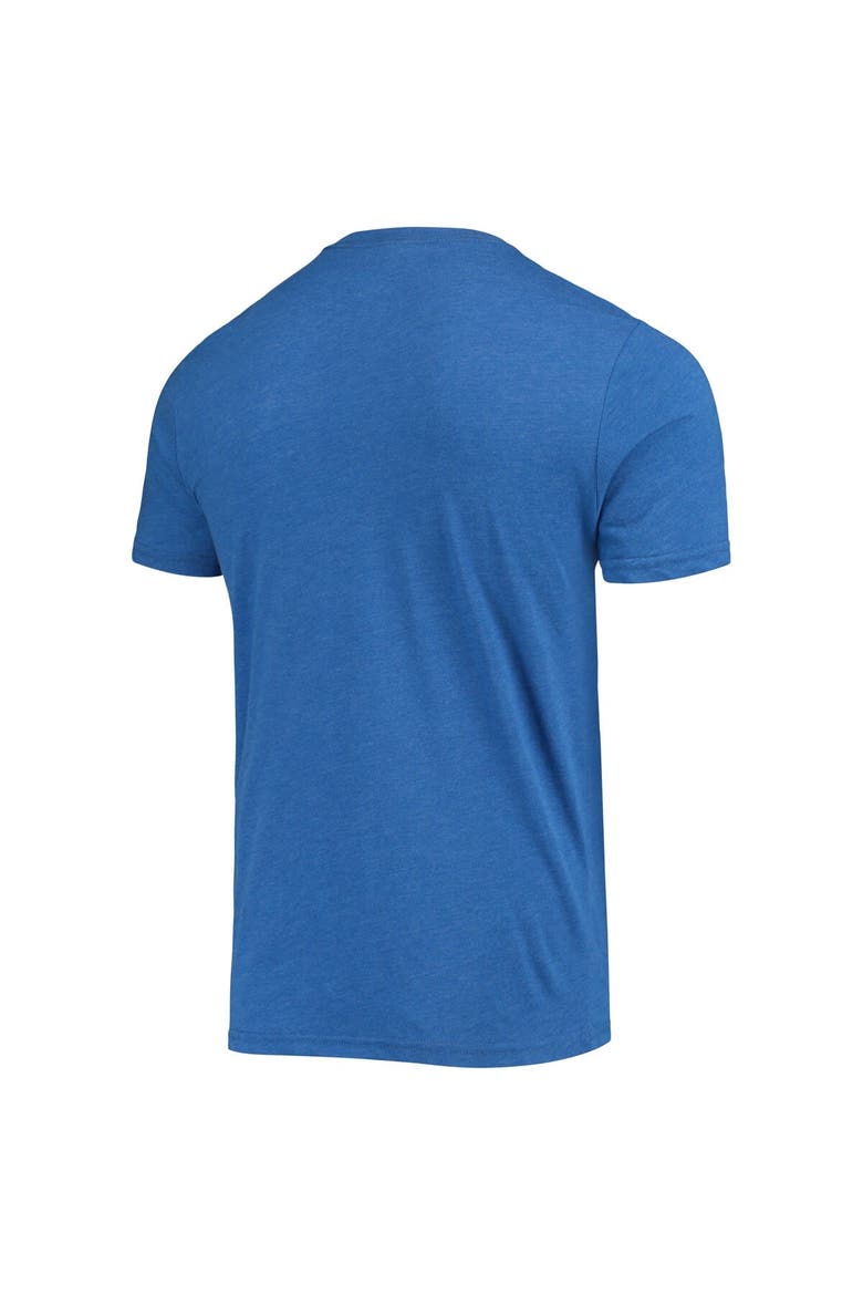 Men's Concepts Sport Heathered Charcoal/Royal Kansas Jayhawks Meter T-Shirt & Pants Sleep Set, Alternate, color, Heather Charcoal