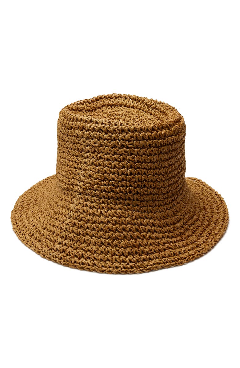 Wyeth Tali Straw Bucket Hat, Main, color, 