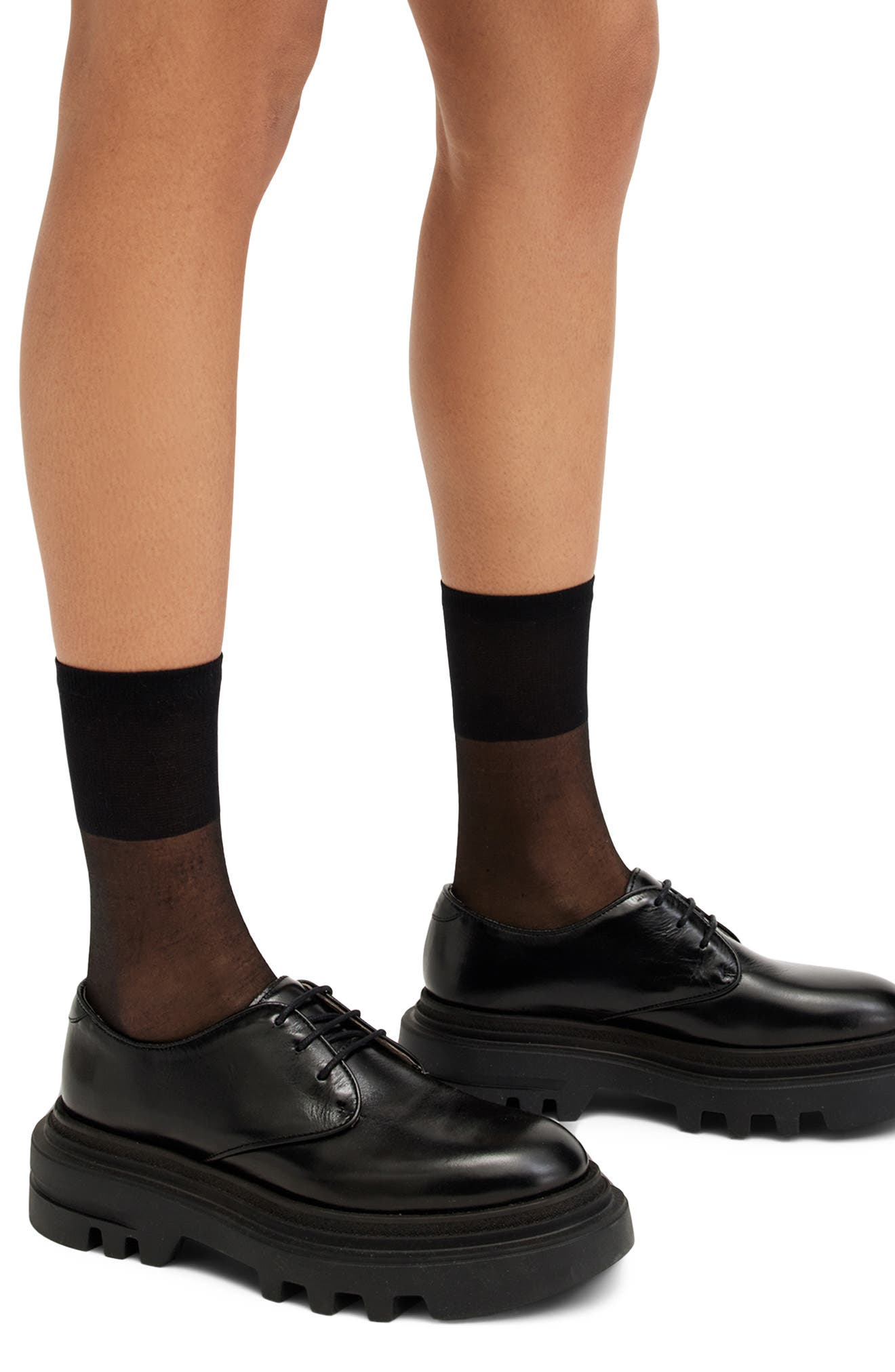 AllSaints Alexia Lug Sole Derby, Alternate, color, 