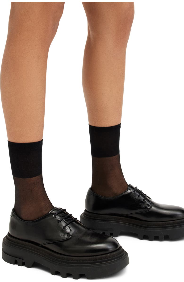 AllSaints Alexia Lug Sole Derby, Alternate, color,