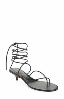 Proenza Schouler Slash Tie Kitten Heel Sandal