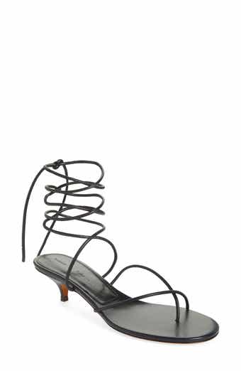 Proenza Schouler Slash Tie Kitten Heel Sandal