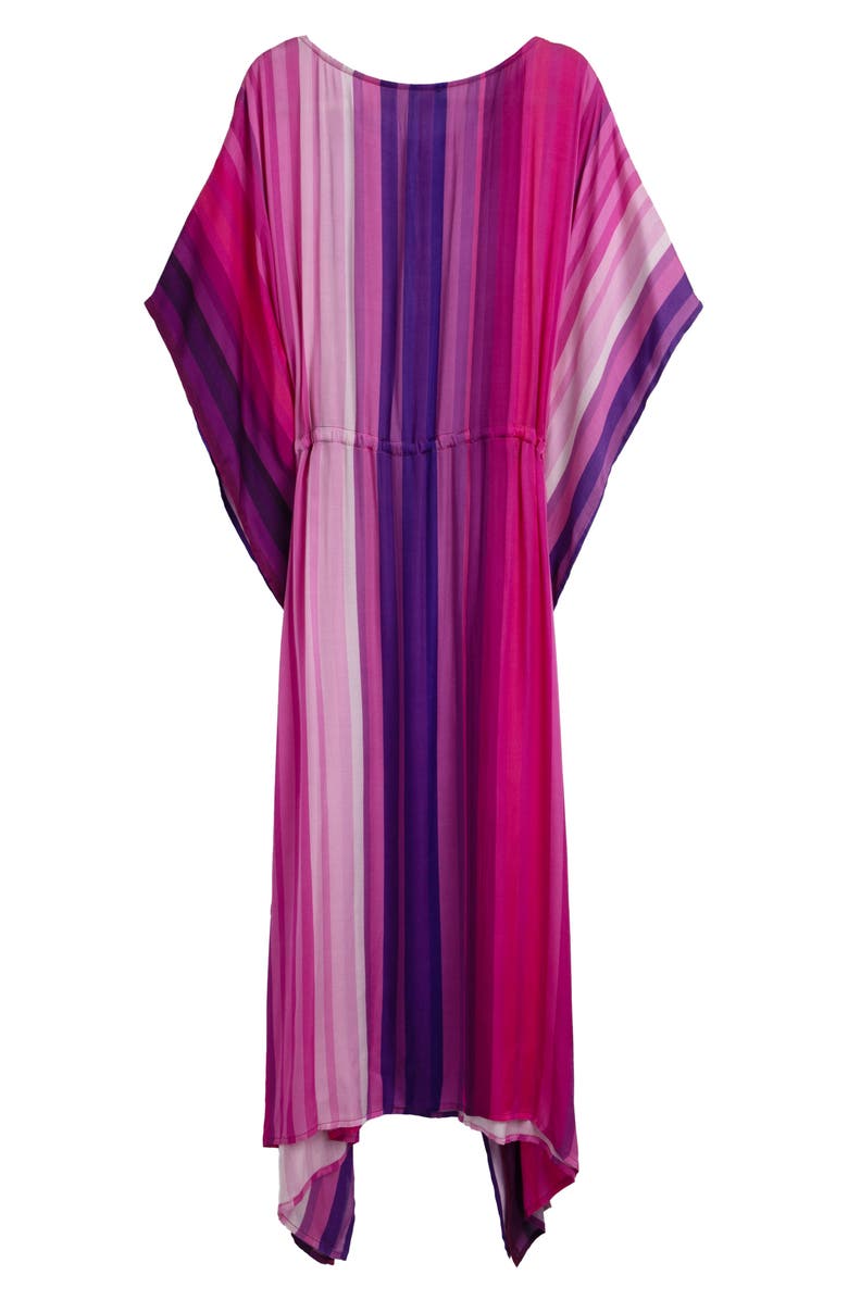 SAACHI Stripe Keyhole Tie Waist Caftan, Alternate, color, 