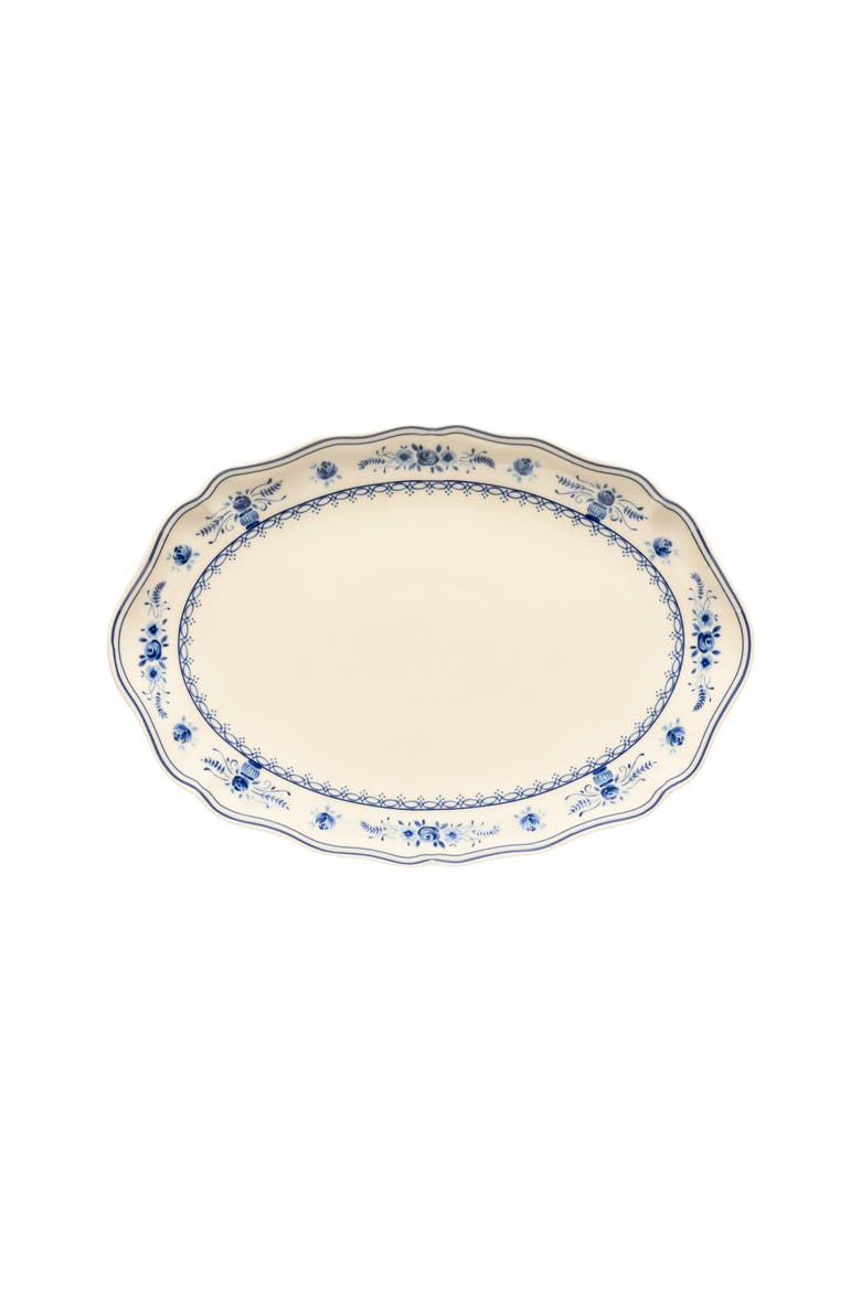Vila Oval platter, Main, color, Beige-blue