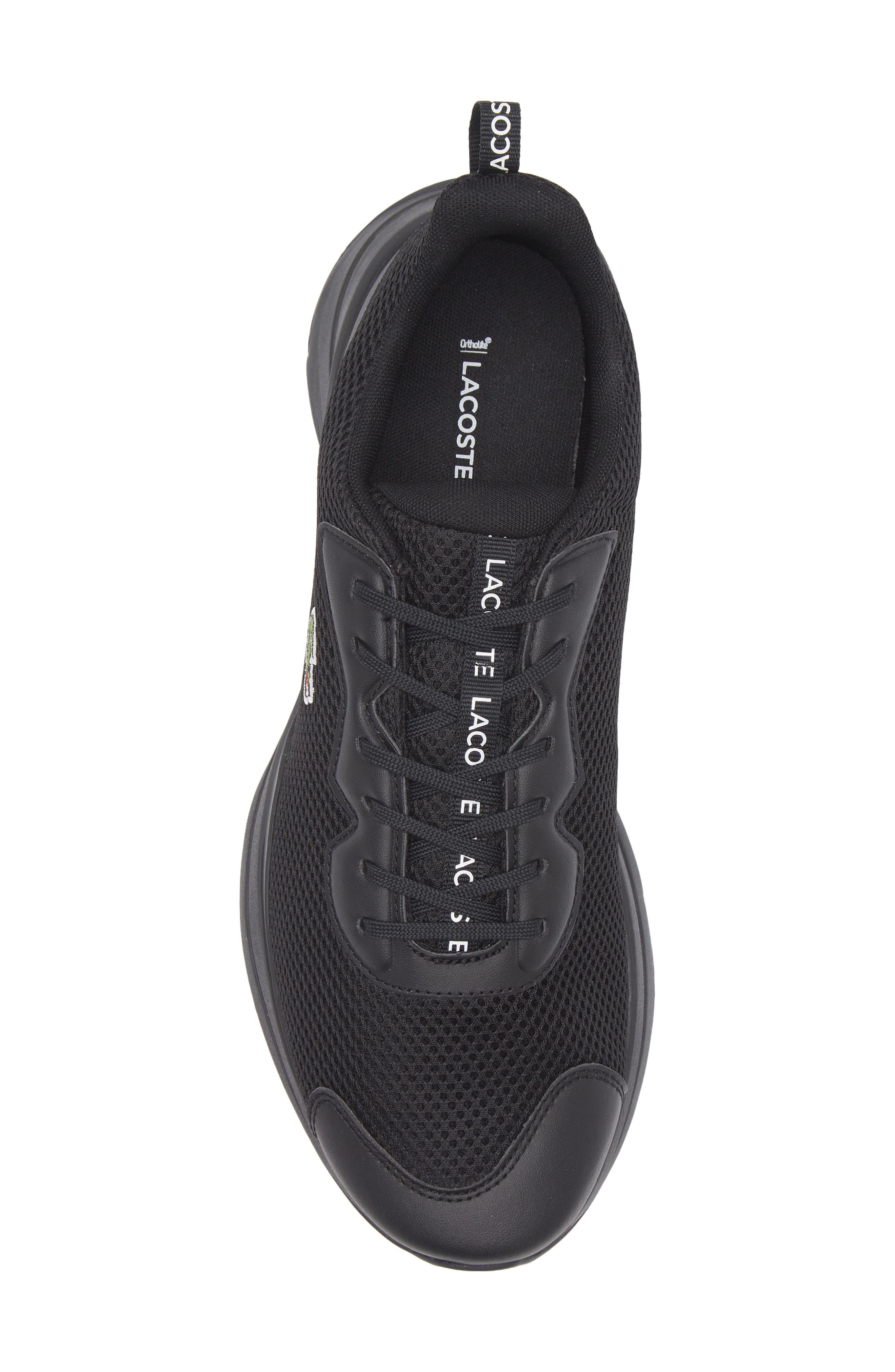 Lacoste Neo Run Base Sneaker, Alternate, color, Black/ Black