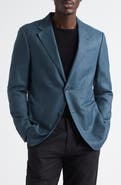 ZEGNA Textured Cashmere, Silk & Linen Sport Coat