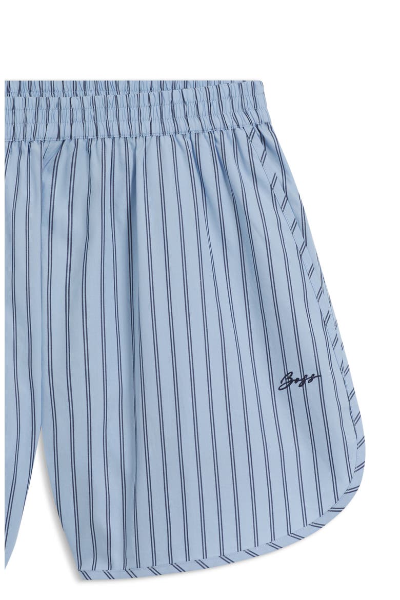 Tiplyna Stripe Cotton Shorts, Alternate, color, BLUE STRIPE