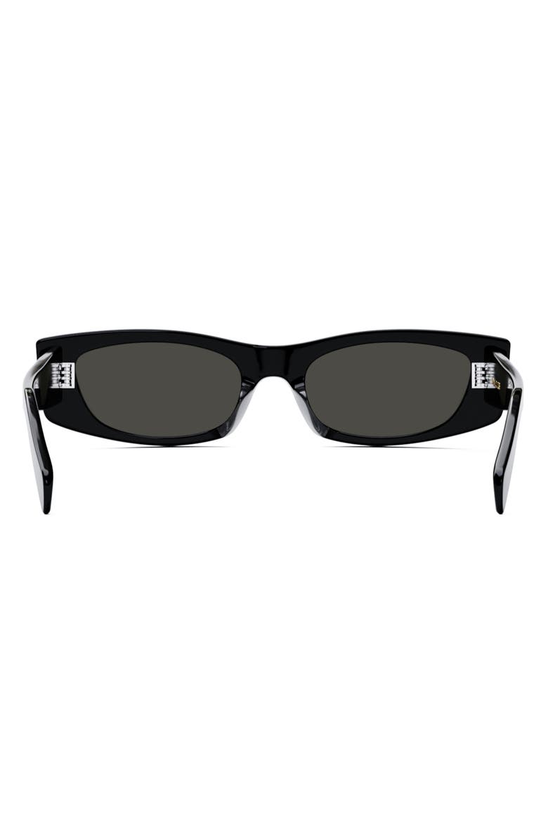 CELINE Bold 3 Dots 55mm Rectangular Sunglasses, Alternate, color, 