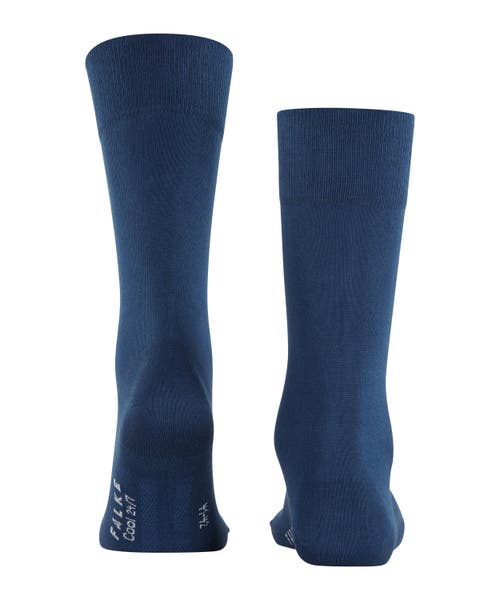 Falke Cool 24/7 Cooling Dress Socks In Blue