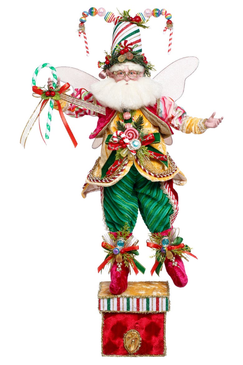 Candy Dandy Fairy Stocking Holder, Main, color, Red