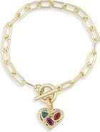 Kendra Scott Penny Heart Chain Bracelet