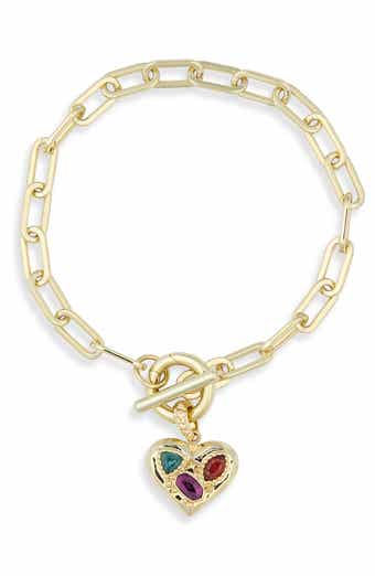 Penny Heart Chain Bracelet