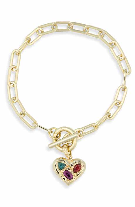 Penny Heart Chain Bracelet