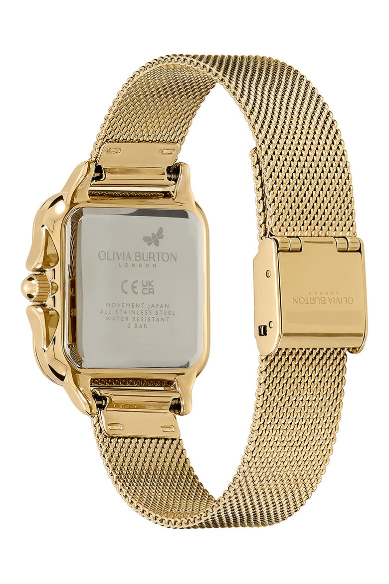 Grosvenor Bracelet Watch, 28mm, Alternate, color, GOLD/ GREEN