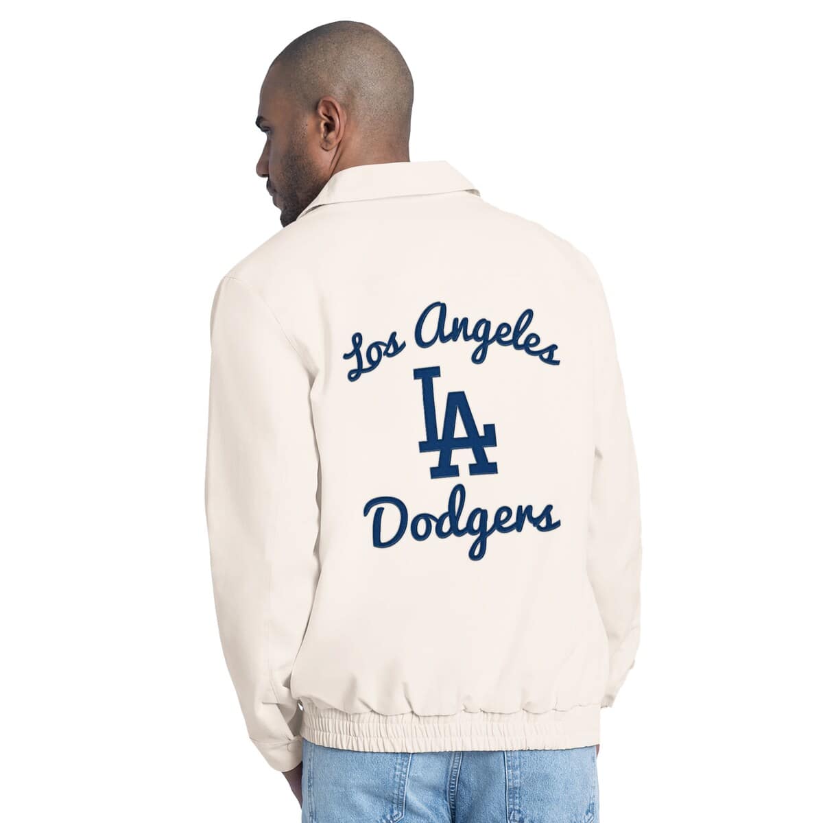 Men's Starter  White Los Angeles Dodgers Franchise Lightweight Full-Zip Jacket - image 2