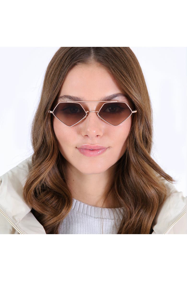 Bayley Sunglasses, Alternate, color, Black / Grey