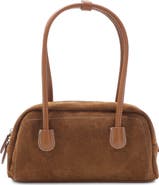Adornia Faux Leather Bowling Shoulder Bag