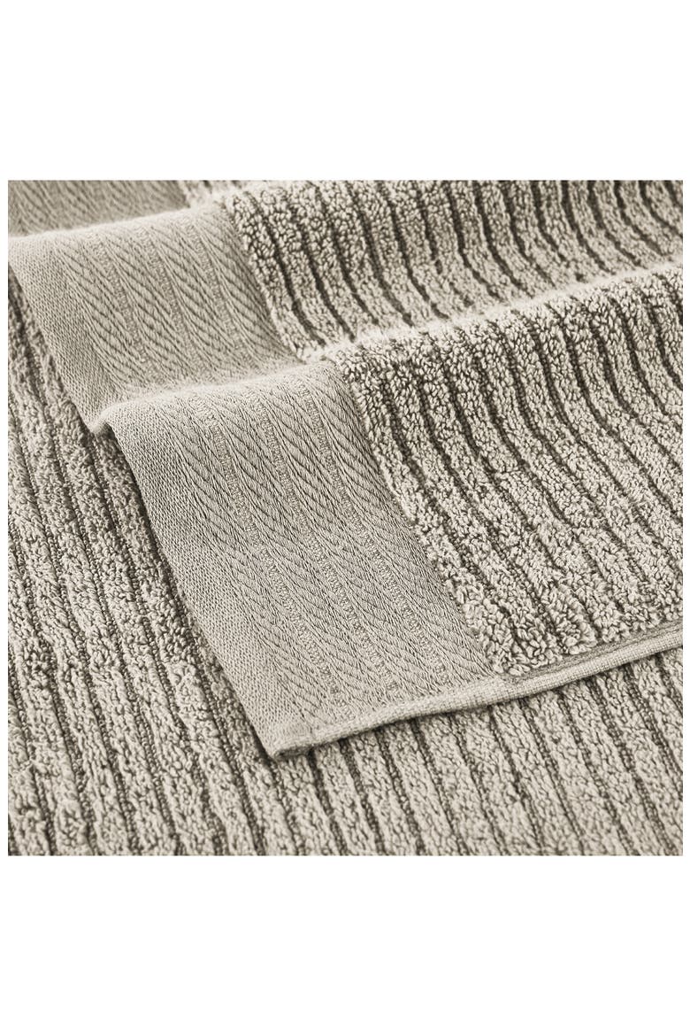 Soft Rib Quick Dry 6-Piece Towel Set, Alternate, color, CHARCOAL