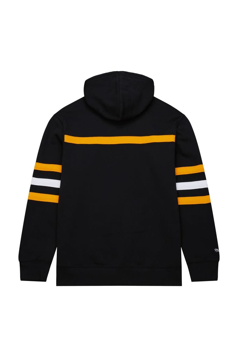 Men's Mitchell & Ness Black Pittsburgh Penguins Head Coach Pullover Hoodie, Alternate, color, Black