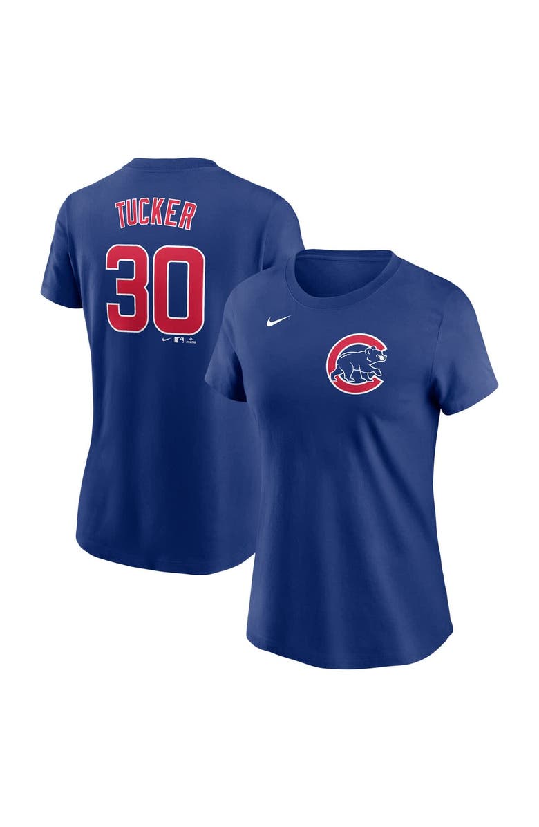 Nike Women's Nike Kyle Tucker Blue Chicago Cubs Fuse Name & Number T-Shirt, Main, color, Blue