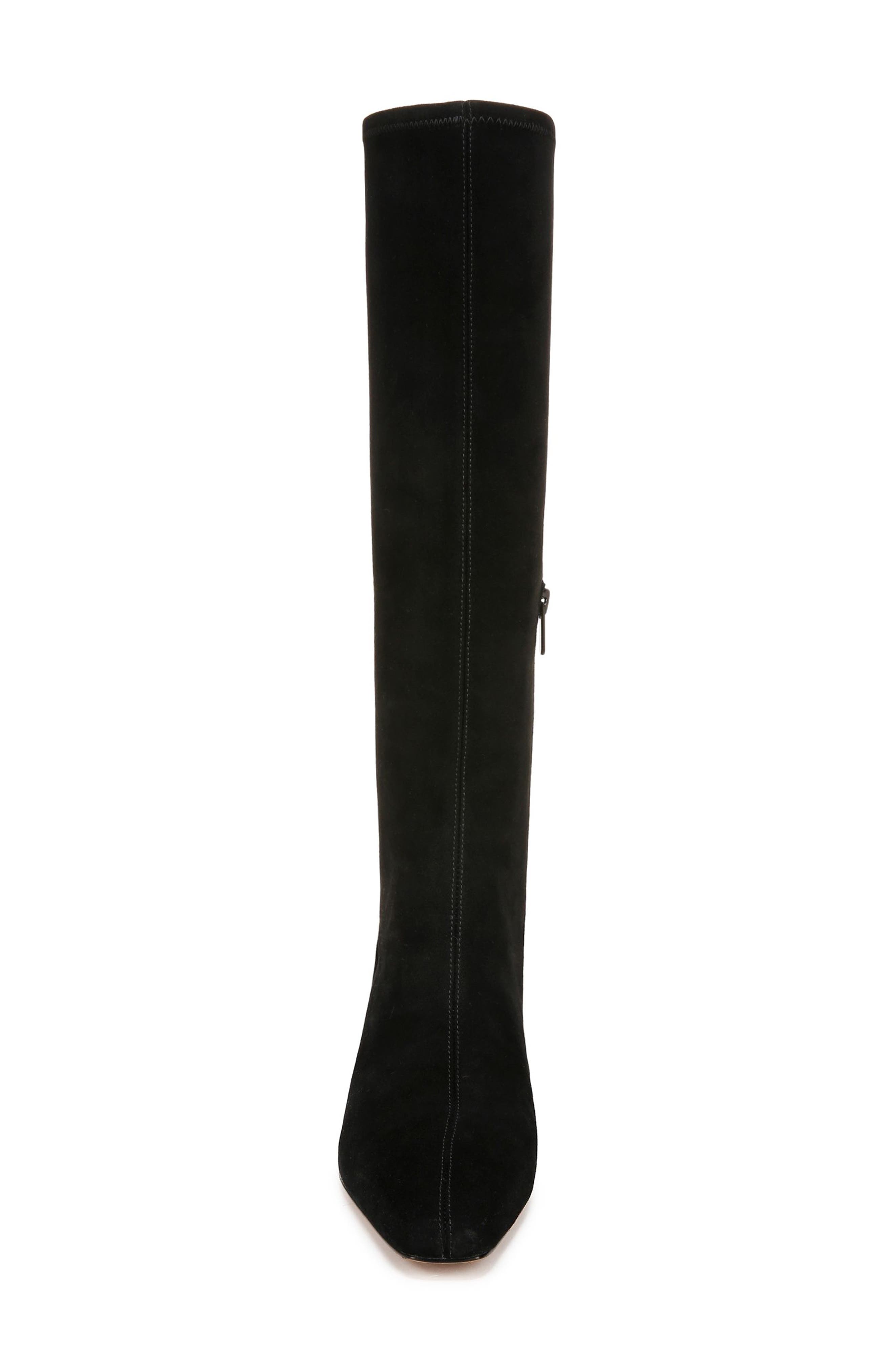 Saira Knee High Boot, Alternate, color, BLACK
