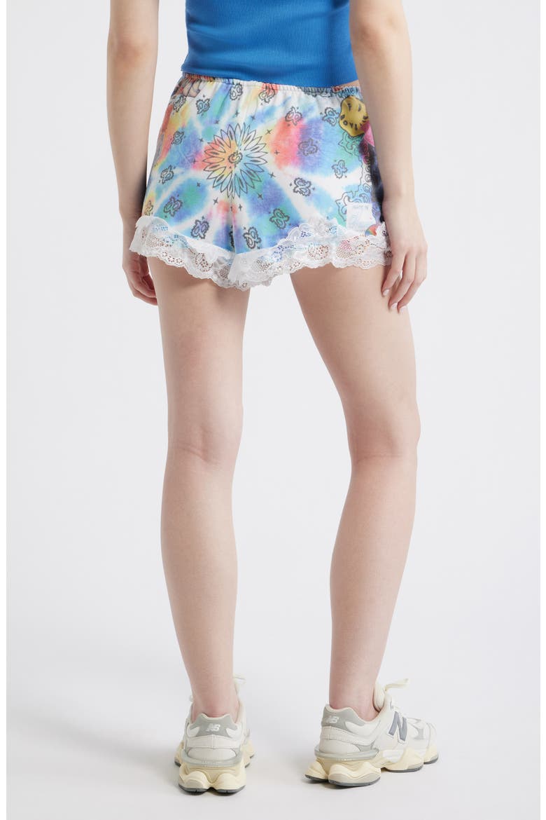 Danna Tie Dye Hacci Shorts, Alternate, color, MULTI
