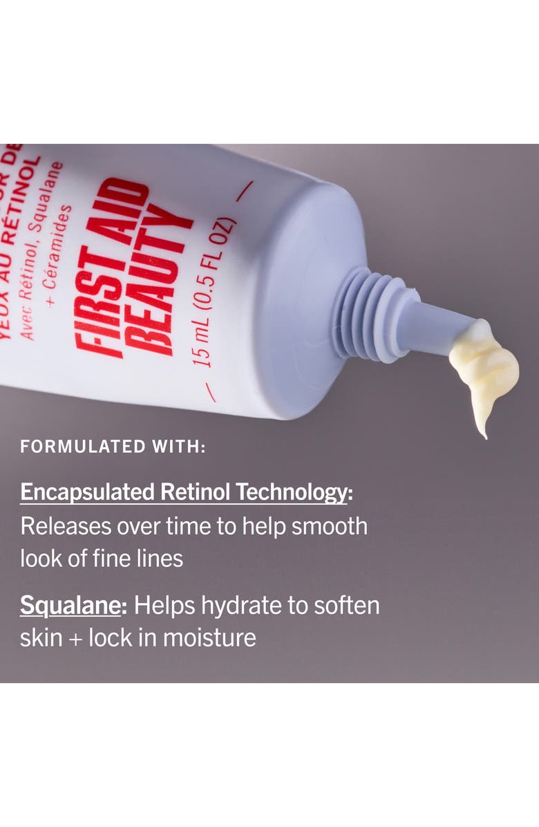 First Aid Beauty Ultra Repair Retinol Eye Cream with Retinol, Squalane & Ceramides, Alternate, color, 