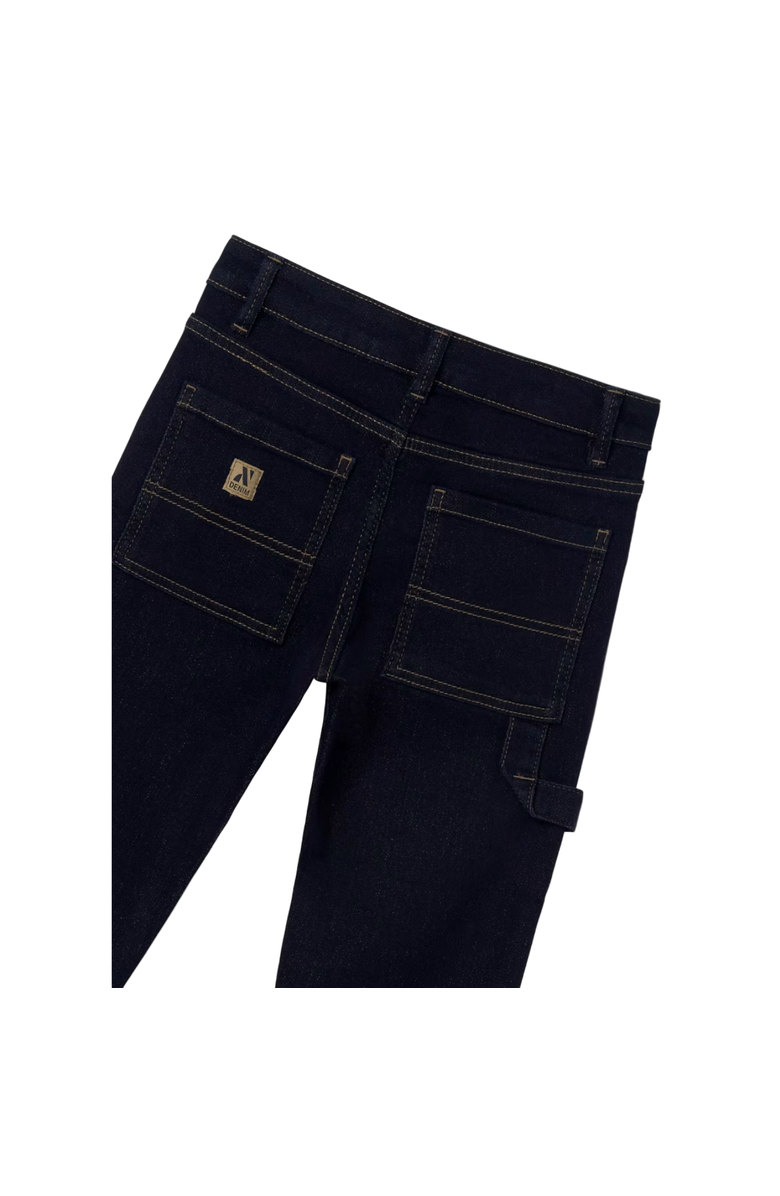 Mayoral Straight Stitched Jeans, Alternate, color, Navy
